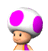 A side view of a Toad, from Mario Super Sluggers.