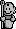 A sprite of Statue Mario in Super Mario Bros. 3