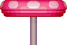 Sprite of a Mushroom Trampoline from New Super Mario Bros.