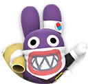 Icon of Dr. Nabbit from Dr. Mario World