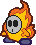 Sprite of a Pyro Guy, from Paper Mario.