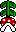 Sprite of a Piranha Plant from Super Mario World