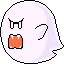 Sprite of a Big Boo in Super Mario Advance 4: Super Mario Bros. 3