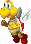 Sprite of a Boomerang Bro from Mario & Luigi: Superstar Saga + Bowser's Minions