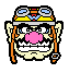 Wario from the main menu of WarioWare: Smooth Moves.