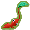 A Sticker of a Red Pikmin in Super Smash Bros. Brawl.