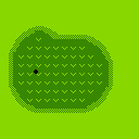 Map of a putting green from Golf on the FC, FDS, and NES