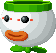 Sprite of Bowser Jr.'s Junior Clown Car, from Mario & Luigi: Dream Team.