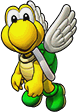 Sprite of Green Koopa Paratroopa's team image, from Puzzle & Dragons: Super Mario Bros. Edition.