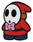 Emcee Shy Guy in Paper Mario: The Origami King