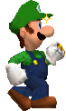 Sprite of Mega Luigi from New Super Mario Bros.