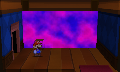 Second paperization spot in The Enigmansion of Paper Mario: Sticker Star.