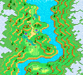 Hole 9 of the Mushroom Course from Mario Golf: Advance Tour