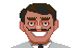 Sprite of a mayor in MS-DOS version of Mario is Missing!.