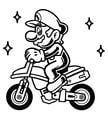 Stamp from Mario Kart 8