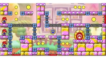 Miiverse screenshot of the 63rd official level in the online community of Mario vs. Donkey Kong: Tipping Stars