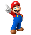 Mario pointing