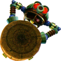 Artwork of Digga-Leg from Super Mario Galaxy 2.