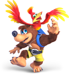 Banjo & Kazooie artwork for Super Smash Bros. Ultimate