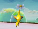 A Yellow Pikmin in Super Smash Bros. Brawl