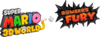 English horizontal logo for Super Mario 3D World + Bowser’s Fury