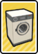 The PAL version of a Washing Machine Card in Paper Mario: Color Splash.