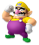 Artwork of Wario for Mario Party 10 (reused for Mario & Sonic at the Rio 2016 Olympic Games Arcade Edition)