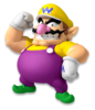 Artwork of Wario for Mario Party 10 (reused for Mario & Sonic at the Rio 2016 Olympic Games Arcade Edition)