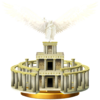 Palutena's Temple trophy from Super Smash Bros. for Wii U