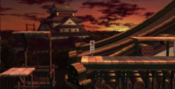 Suzaku Castle in Super Smash Bros. for Nintendo 3DS / Wii U