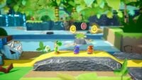 A rare Rhinono spotting in Yoshi's Crafted World!