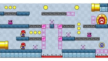 Miiverse screenshot of the 19th official level in the online community of Mario vs. Donkey Kong: Tipping Stars