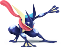 Greninja in Super Smash Bros. for Nintendo 3DS / Wii U.