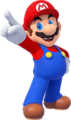 Mario pointing