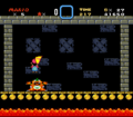 Morton Koopa Jr.'s castle battle in Super Mario World