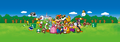 Full picture from Super Mario 2014 poster