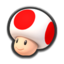 Toad's head icon in Mario Kart 8