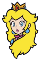 Princess Peach looking to the side