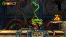 Donkey Kong and a Venus Trap Platform