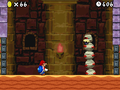 The Mummipokey fight in New Super Mario Bros.