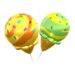 The Melon & Banana Balloons from Mario Kart Tour