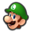 Luigi's head icon in Mario Kart 8