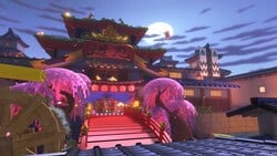 Ninja Hideaway as it appears in Mario Kart 8 Deluxe