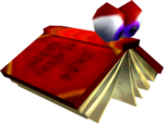 In-game render of a Book from Donkey Kong 64