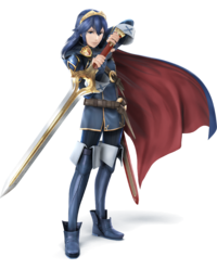 Artwork of Lucina, from Super Smash Bros. for Nintendo 3DS / Wii U.