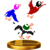 Duck trophy from Super Smash Bros. for Wii U