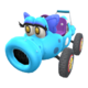 Light-blue Turbo Birdo from Mario Kart Tour