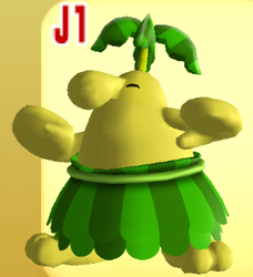 Yellow Pianta from Mario Super Sluggers