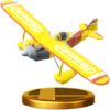 Plane trophy from Super Smash Bros. for Wii U