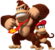 Artwork of both Donkey Kong with Diddy Kong for Donkey Kong Country Returns